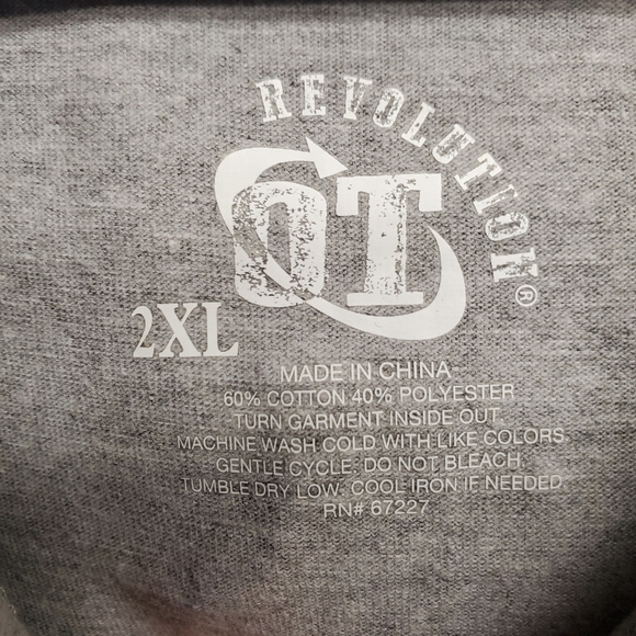 Big Boy/Teen Revolution Grey Camo Hooded T-Shirt NWT - Picture 7 of 7